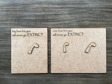 Load image into Gallery viewer, Dad Father's Day Handprint Dinosaur File SVG, Grandpa Gift, Glowforge, LuckyHeartDesignsCO