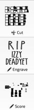Load image into Gallery viewer, MINI Halloween Interchangeable Leaning Sign File SVG, Pumpkin, Tiered Tray Glowforge, LuckyHeartDesignsCo
