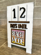 Load image into Gallery viewer, MINI Countdown Sandwich Board Interchangeable Leaning Sign File SVG, easel sign Tiered Tray Glowforge, LuckyHeartDesignsCo