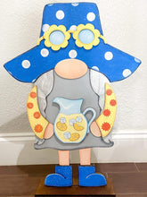 Load image into Gallery viewer, Summer Tall Porch Interchangeable Leaning Sign Gnome File SVG, Glowforge Mermaid, LuckyHeartDesignsCo