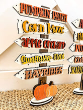 Load image into Gallery viewer, Pumpkin Patch Fall Street Sign File SVG, Glowforge Summer, Pumpkin, LuckyHeartDesignsCo