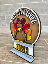 Load image into Gallery viewer, Thanksgiving Snow Globe Interchangeable File SVG, Glowforge, Tiered Tray LuckyHeartDesignsCo