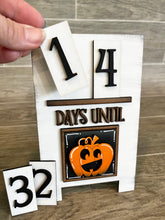 Load image into Gallery viewer, MINI Countdown Sandwich Board Interchangeable Leaning Sign File SVG, easel sign Tiered Tray Glowforge, LuckyHeartDesignsCo