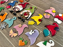 Load image into Gallery viewer, Interchangeable Tiered Tray Gnome (Mushroom House) File SVG, Glowforge, Tier Tray