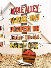Load image into Gallery viewer, Pumpkin Patch Fall Street Sign File SVG, Glowforge Summer, Pumpkin, LuckyHeartDesignsCo