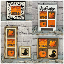 Load image into Gallery viewer, MINI Family Home Interchangeable Leaning Sign File SVG, Tiered Tray Glowforge, LuckyHeartDesignsCo
