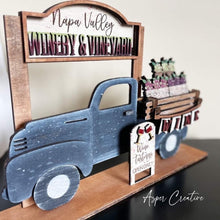 Load image into Gallery viewer, Wine add on Interchangeable Farmhouse Truck File SVG, Glowforge, LuckyHeartDesignsCo