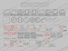 Load image into Gallery viewer, MINI Sports Interchangeable Leaning Sign File SVG, Tiered Tray Football, Baseball, Soccer, Cheer, Volleyball, Glowforge, LuckyHeartDesignsCo