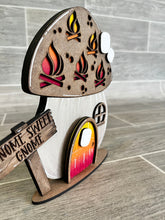 Load image into Gallery viewer, Gnome Mushroom Bee Interchangeable House File SVG, (add on) Tiered Tray, Glowforge, LuckyHeartDesignsCo