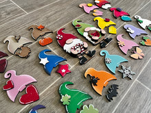 Load image into Gallery viewer, Interchangeable Tiered Tray Gnome (Mushroom House) File SVG, Glowforge, Tier Tray