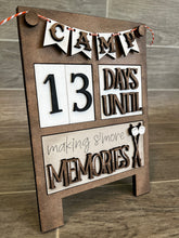 Load image into Gallery viewer, MINI Sandwich Board Interchangeable Leaning Sign File SVG, RECTANGLE, easel sign Tiered Tray Glowforge, LuckyHeartDesignsCo