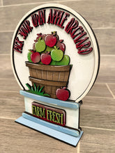 Load image into Gallery viewer, Apple Snow Globe Interchangeable File SVG, Glowforge Pumpkin, Fall Tiered Tray LuckyHeartDesignsCo
