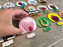 Load image into Gallery viewer, Standing Home Tiered Tray TINY Snow Globe Interchangeable File SVG, Glowforge, Seasonal Shapes, Holiday, Tiered Tray LuckyHeartDesignsCo