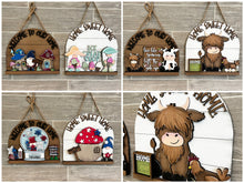 Load image into Gallery viewer, Standing File Holder Door Hanger Sign File SVG, Glowforge, LuckyHeartDesignsCo