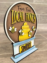 Load image into Gallery viewer, Bee Snow Globe Interchangeable File SVG, Glowforge, Summer Beach Tiered Tray LuckyHeartDesignsCo