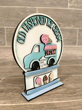 Load image into Gallery viewer, Ice Cream Snow Globe Interchangeable File SVG, Glowforge, Summer Beach Tiered Tray LuckyHeartDesignsCo