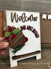 Load image into Gallery viewer, Snow Globe Interchangeable Easel Holder File SVG, Glowforge, Sandwich board LuckyHeartDesignsCo