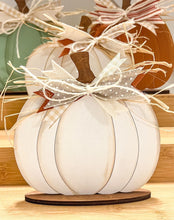 Load image into Gallery viewer, Grateful Thankful Blessed Pumpkin Trio File SVG, Fall Glowforge, Fall LuckyHeartDesignsCo