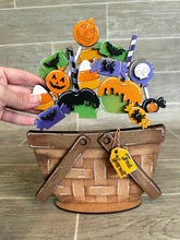 Load image into Gallery viewer, Halloween Candy For The Flower Basket Interchangeable File SVG, Fall Tiered Tray, Glowforge, LuckyHeartDesignsCo