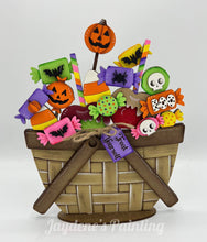 Load image into Gallery viewer, Halloween Candy For The Flower Basket Interchangeable File SVG, Fall Tiered Tray, Glowforge, LuckyHeartDesignsCo