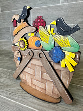 Load image into Gallery viewer, Scarecrow For The Flower Basket Interchangeable File SVG, Fall Tiered Tray, Glowforge, LuckyHeartDesignsCo