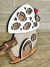Load image into Gallery viewer, Football Gnome Mushroom Interchangeable House File SVG, (add on) Fall Tiered Tray, Glowforge, LuckyHeartDesignsCo