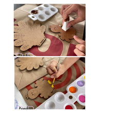 Load image into Gallery viewer, Build A Turkey Pop Out Craft Kit File SVG, Thanksgiving, Gobble, Glowforge, LuckyHeartDesignsCo