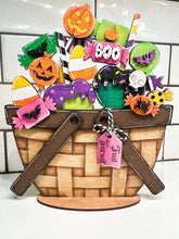 Load image into Gallery viewer, Halloween Candy For The Flower Basket Interchangeable File SVG, Fall Tiered Tray, Glowforge, LuckyHeartDesignsCo

