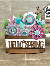 Load image into Gallery viewer, Box and Crate for the Flower Basket Interchangeable File SVG, Desk sign, Seasonal, Holiday, Glowforge, LuckyHeartDesignsCo