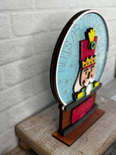 Load image into Gallery viewer, Nutcracker Snow Globe Interchangeable File SVG, Glowforge, Christmas Tiered Tray LuckyHeartDesignsCo