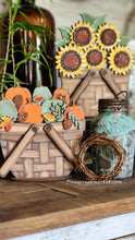 Load image into Gallery viewer, Pumpkin Fall For The Flower Basket Interchangeable File SVG, Fall Tiered Tray, Glowforge, LuckyHeartDesignsCo