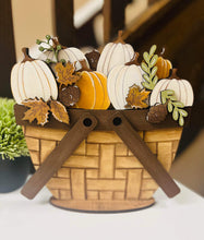Load image into Gallery viewer, Pumpkin Fall For The Flower Basket Interchangeable File SVG, Fall Tiered Tray, Glowforge, LuckyHeartDesignsCo