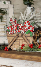 Load image into Gallery viewer, Candy Canes For The Flower Basket Interchangeable File SVG, Holiday, Christmas Tiered Tray, Glowforge, LuckyHeartDesignsCo
