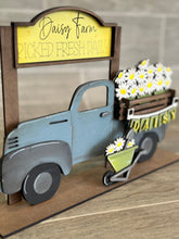 Load image into Gallery viewer, Daisy add on Farmhouse Truck Interchangeable File SVG, Spring, Flower, Summer, LuckyHeartDesignsCo