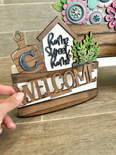 Load image into Gallery viewer, Box and Crate for the Flower Basket Interchangeable File SVG, Desk sign, Seasonal, Holiday, Glowforge, LuckyHeartDesignsCo