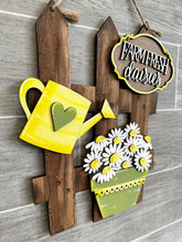 Load image into Gallery viewer, Daisy Interchangeable Fence File SVG, Seasonal Glowforge, Spring, Flower, Summer, LuckyHeartDesignsCo