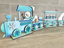 Load image into Gallery viewer, Winter Standing Train File SVG, Glowforge, LuckyHeartDesignsCo