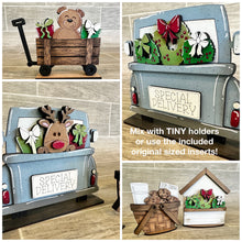 Load image into Gallery viewer, Christmas Bundle For The Flower Basket Interchangeable File SVG, Holiday, Christmas Tiered Tray, Glowforge, LuckyHeartDesignsCo