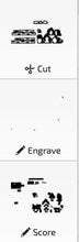 Load image into Gallery viewer, Gingerbread Standing Houses File SVG, Glowforge, Santa Village, Hot Cocoa, LuckyHeartDesignsCO