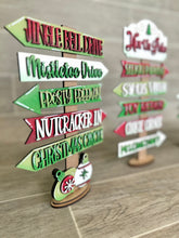 Load image into Gallery viewer, Christmas Street Sign File SVG. North Pole, Santa, Glowforge, LuckyHeartDesignsCo