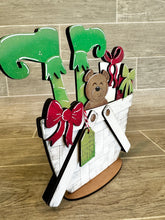 Load image into Gallery viewer, Elf For The Flower Basket Interchangeable File SVG, Holiday, Christmas Tiered Tray, Glowforge, LuckyHeartDesignsCo