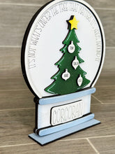 Load image into Gallery viewer, Family Tree Christmas Snow Globe Interchangeable File SVG, Glowforge, Tiered Tray LuckyHeartDesignsCo