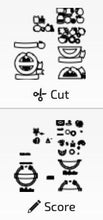 Load image into Gallery viewer, Pencil School Round Welcome Interchangeable SVG FILE, Teacher, Holiday, Seasonal Shapes, glowforge, LuckyHeartDesignsCo