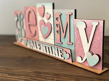 Load image into Gallery viewer, Lucky Charm Valentine Reversible Standing Blocks File SVG, Tiered Tray Valentines, St. Patrick's Day, Clover, Glowforge, LuckyHeartDesignsCo