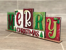 Load image into Gallery viewer, Thanksgiving Christmas Standing Reversible File SVG, Tiered Tray, Pumpkin, Autumn, Glowforge, LuckyHeartDesignsCo