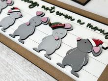 Load image into Gallery viewer, Family Christmas Mouse Sign File SVG, Glowforge, Personalized, Grandparents, LuckyHeartDesignsCo