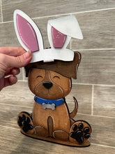 Load image into Gallery viewer, Dog Animal Hats Interchangeable MINI File SVG, Seasonal Leaaning sign, Holiday, Pet, Farm Tiered Tray Glowforge, LuckyHeartDesignsCo