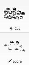 Load image into Gallery viewer, Farm Animal Interchangeable Hats Extras MINI File SVG, Seasonal sign, Holiday, Pet, Farm Tiered Tray Glowforge, LuckyHeartDesignsCo