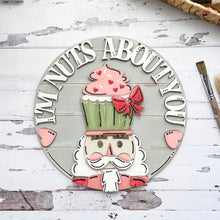 Load image into Gallery viewer, Valentines Nutcracker Door Hanger File SVG, Glowforge, LuckyHeartDesignsCo