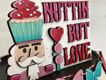 Load image into Gallery viewer, Valentines Nutcracker Quick and Easy Tiered Tray File SVG, Glowforge, LuckyHeartDesignsCo